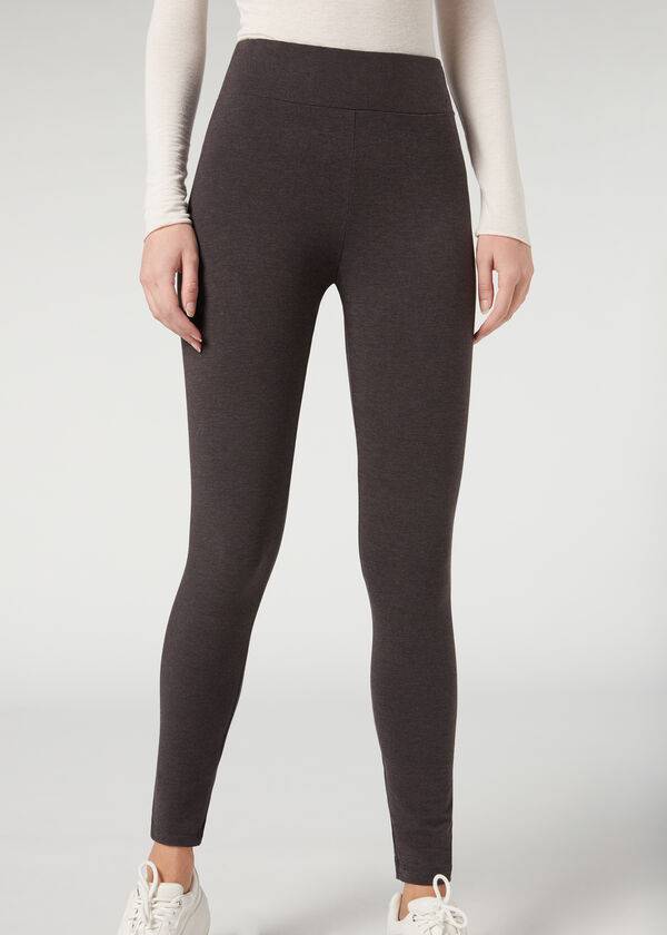 Leggings Calzedonia Thermal Cinzentas | BR2696FM