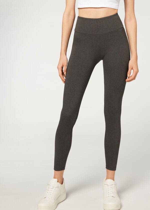 Leggings Calzedonia Total Shaper Cinzentas | BR2702IS