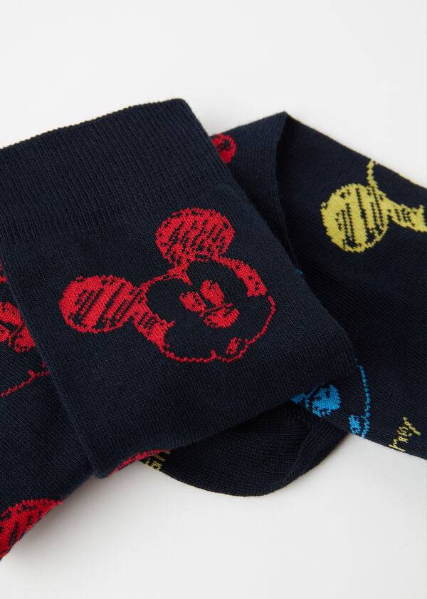 Meias Calzedonia Disney Crew Azuis | BR2865TV