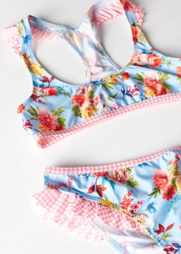 Swimsuits Calzedonia Floral Two-Piece Masha Criança Multicoloridas | BR3039NB