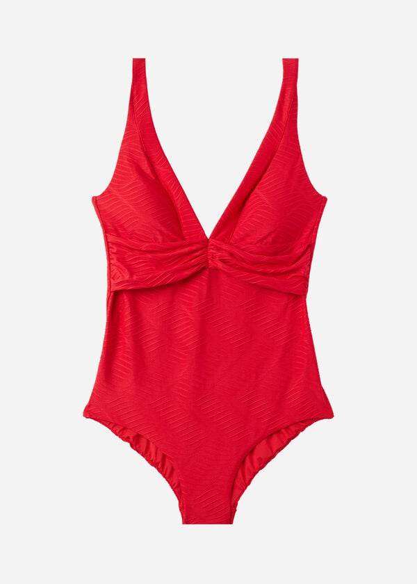 Swimsuits Calzedonia Padded One-Piece Genova Vermelhas | BR2175ZG