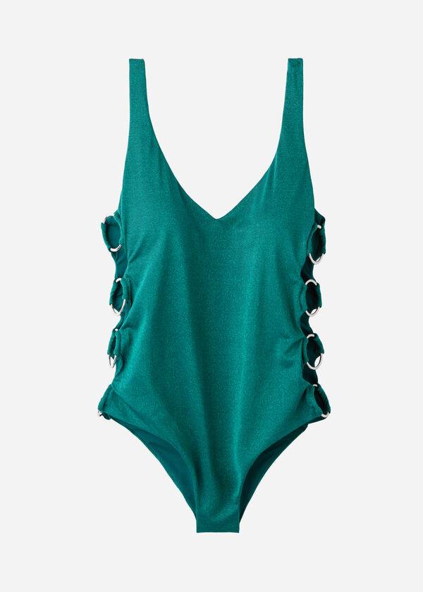 Swimsuits Calzedonia Padded One-Piece Hollywood Verdes | BR2177CE