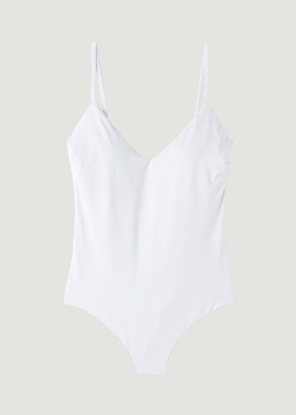 Swimsuits Calzedonia Padded One-Piece Indonesia Branco | BR2181MA