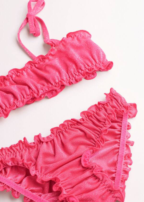 Swimsuits Calzedonia Two Piece Formentera Criança Rosa | BR3057IS