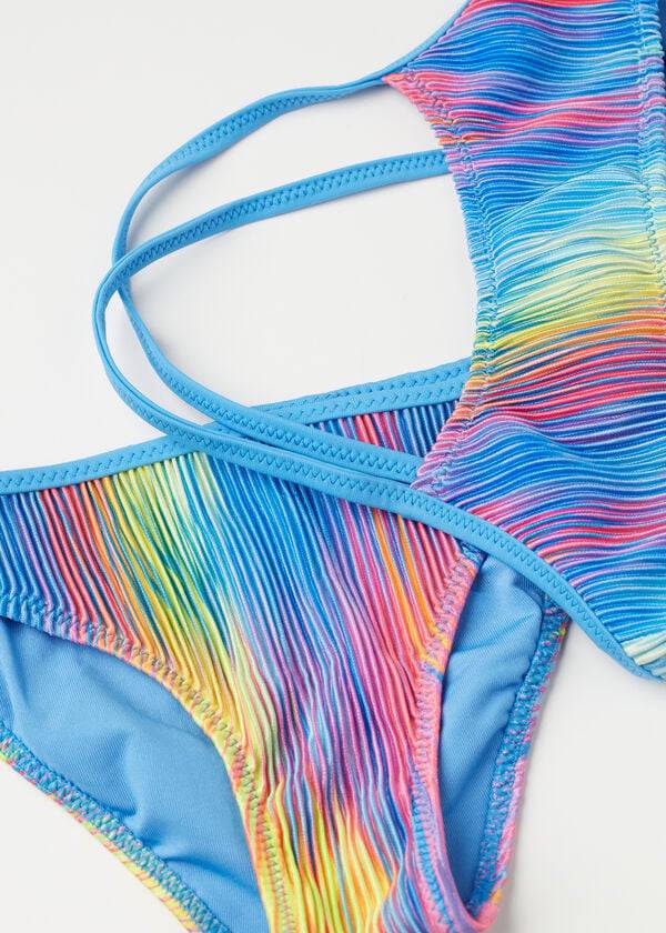 Swimsuits Calzedonia Two-Piece Maiorca Criança Multicoloridas | BR3071SO