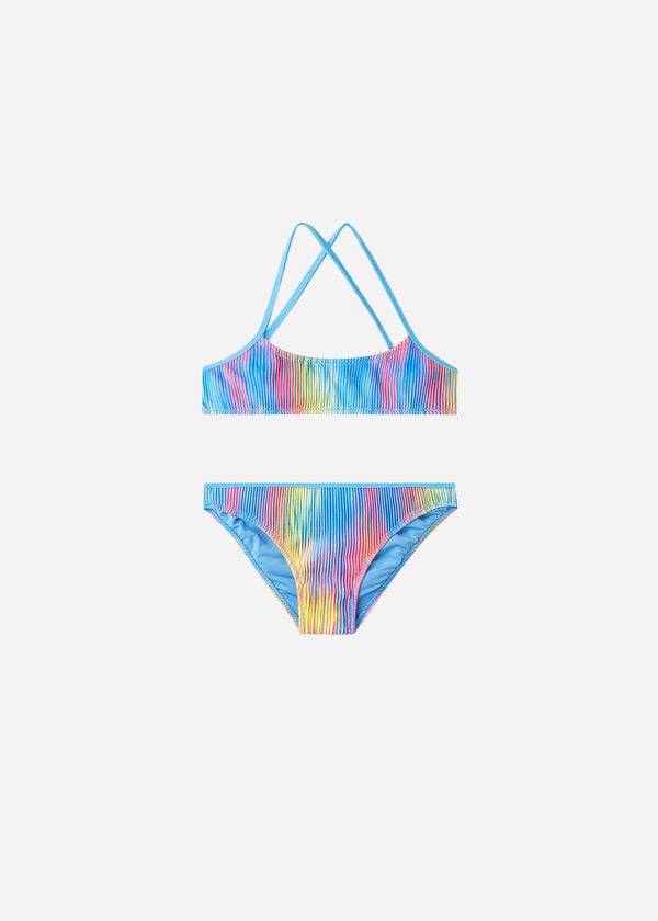 Swimsuits Calzedonia Two-Piece Maiorca Criança Multicoloridas | BR3071SO