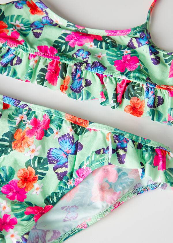 Swimsuits Calzedonia Two Piece Malibù Criança Verdes | BR3062EX