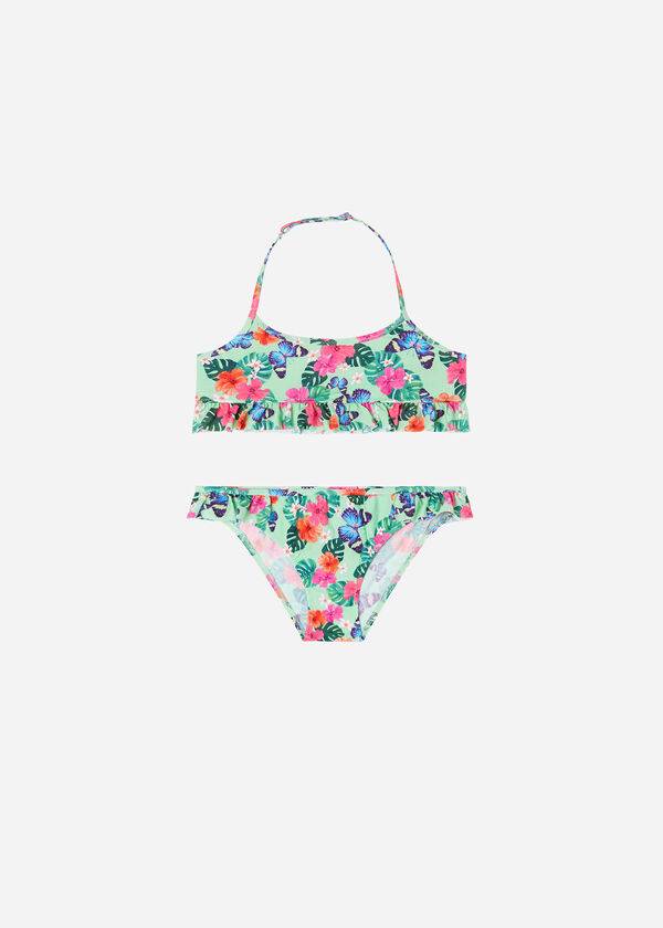 Swimsuits Calzedonia Two Piece Malibù Criança Verdes | BR3062EX