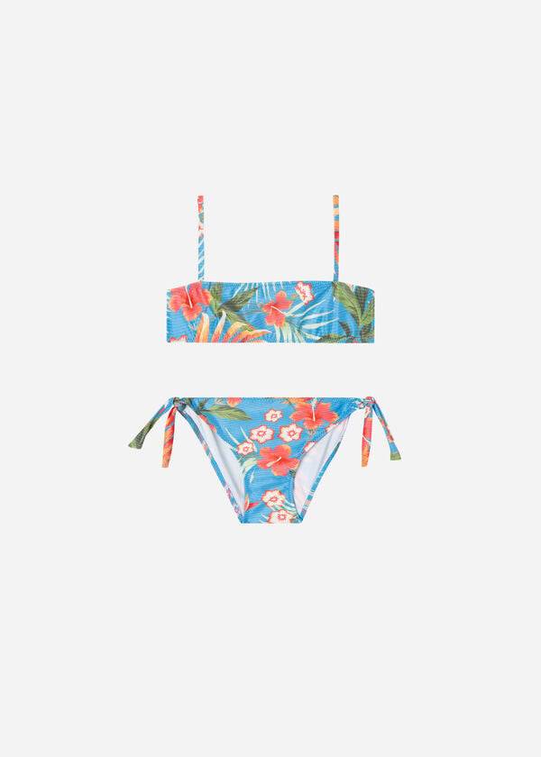 Swimsuits Calzedonia Two-Piece Maui Criança Verdes | BR3073PQ