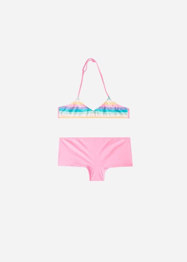 Swimsuits Calzedonia Two-Piece Sole Criança Rosa | BR3075IS