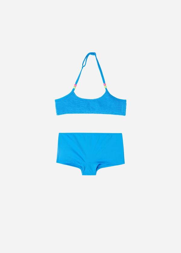 Swimsuits Calzedonia Two-Piece Tank-Style San Diego Criança Azuis | BR3078TV