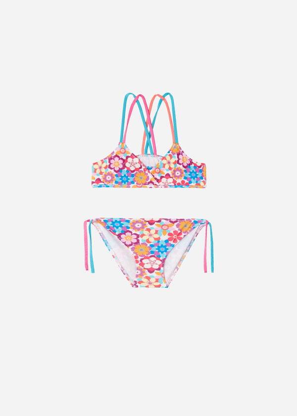 Swimsuits Calzedonia Two-Piece Triangle Maia Criança Vermelhas | BR3080EX